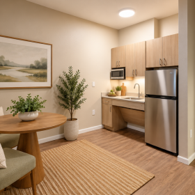 Spacious kitchens with thoughtful details