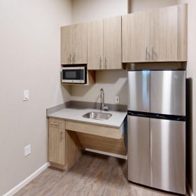 Beautiful kitchens with designer finishes compact kitchen wall with bright lighting
